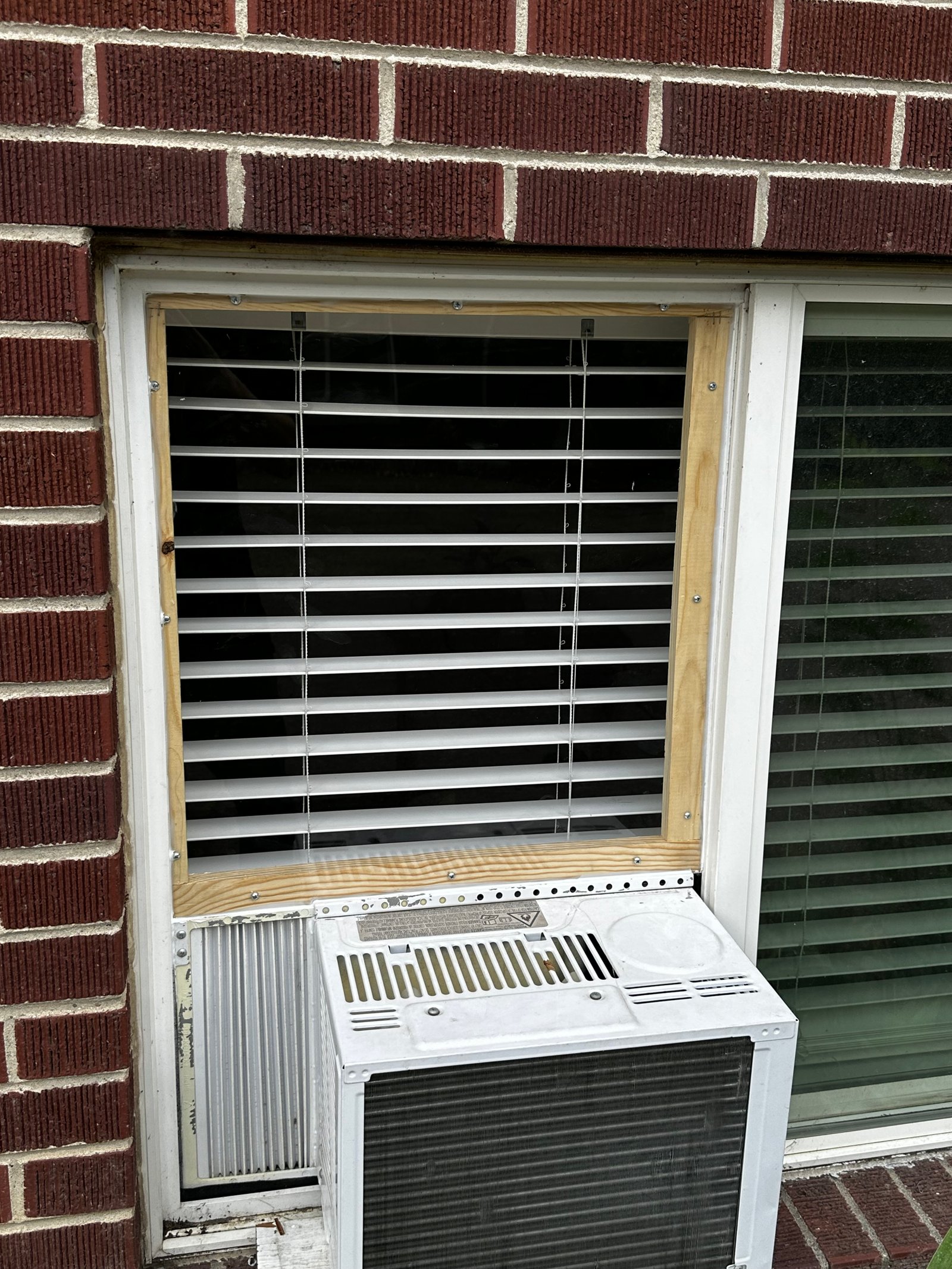 Window AC Installation – Custom Window Framing & Support